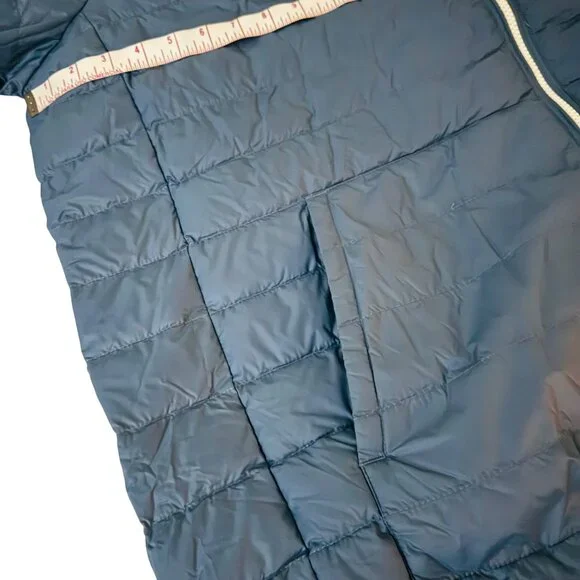 Marine Layer Banks Puffer Hoodie  sea Jacket Navy blue sz 2XL full zip pockets - Picture 6 of 9